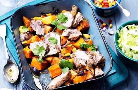 Image of "Jamaican pork tray roast"