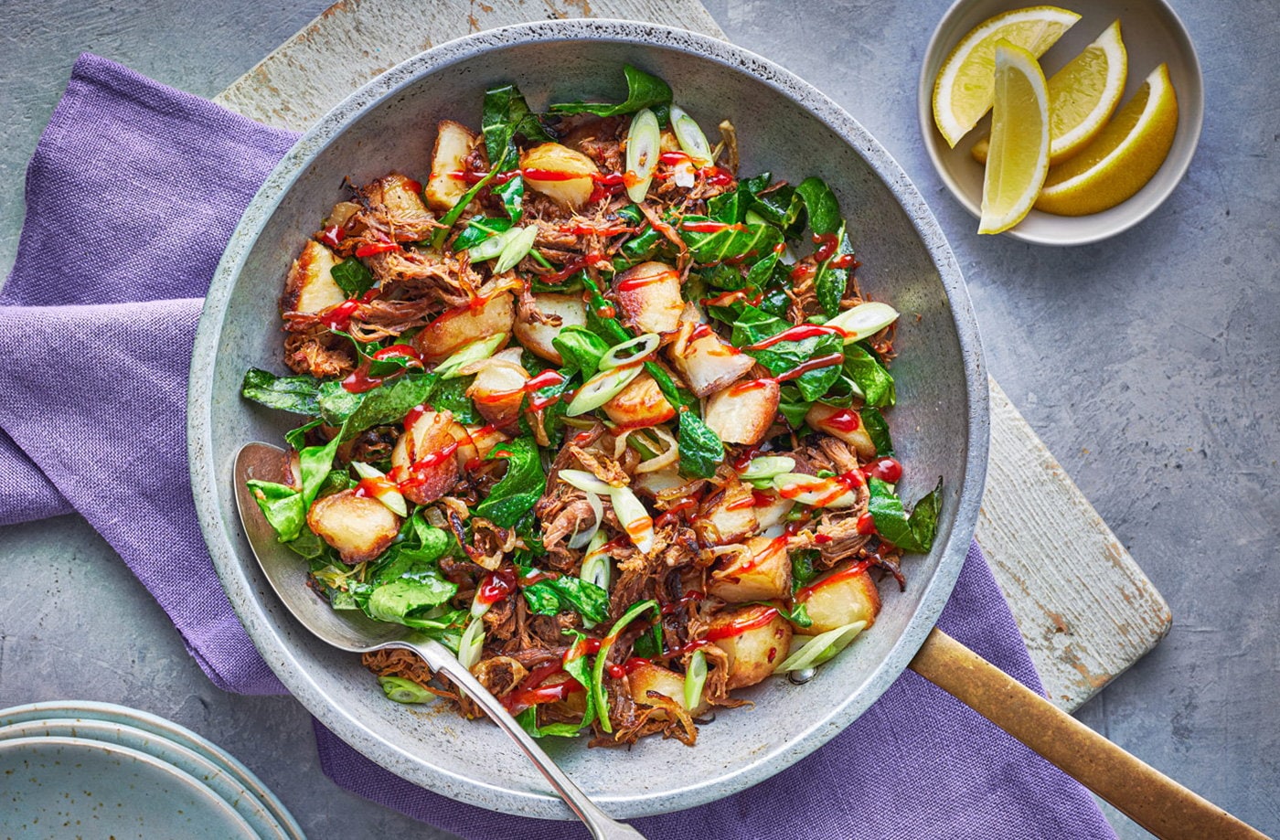 Lamb and potato hash