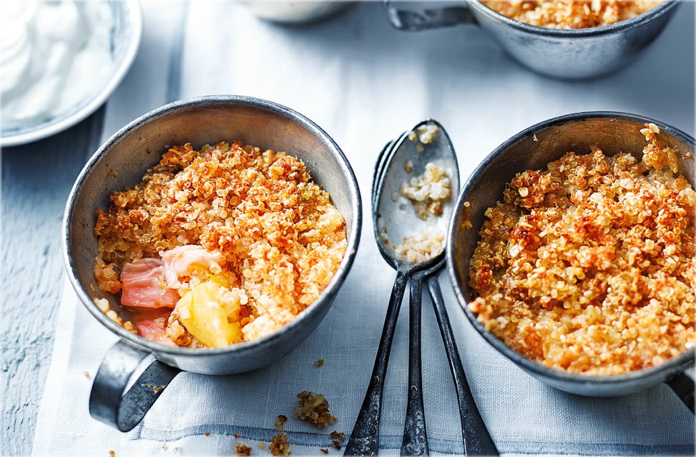 Fruity quinoa crumble