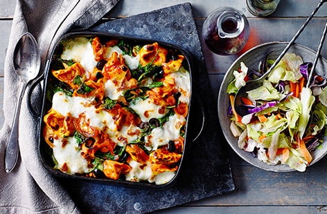 Image of "Mozzarella baked tortelloni"