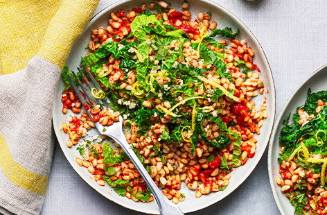 Image of "Microwave pearl barley risotto"