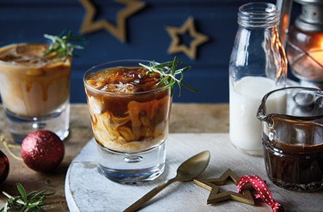 Image of "Salted caramel white Russian mocktail"
