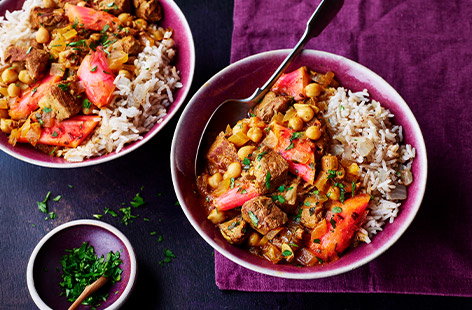 Image of "Slow-cooker Persian lamb and rhubarb stew"