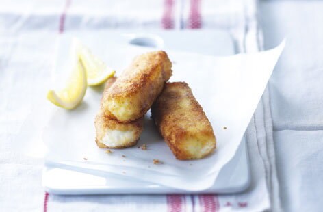 Deep-fried breaded feta