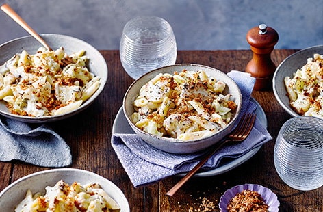 Image of "Cauliflower cheese pasta"