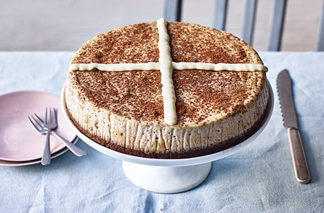 Image of "Hot cross bun cheesecake"