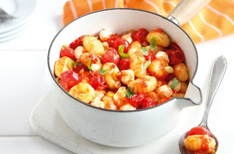 Spicy tomato gnocchi