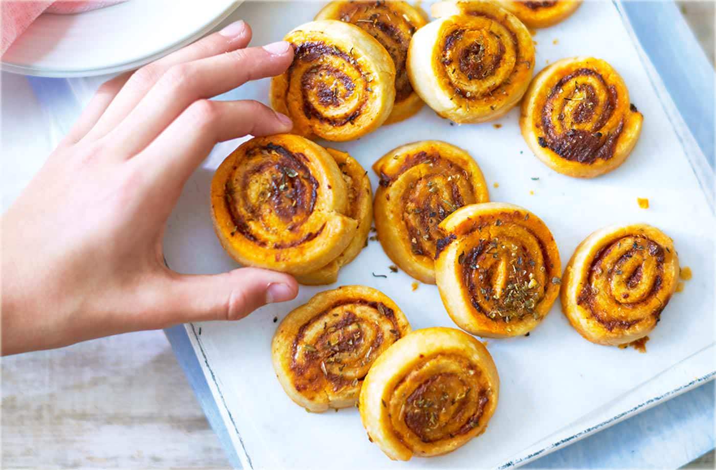 Pizza pinwheels
