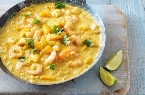 Image of "Prawn and mango curry"