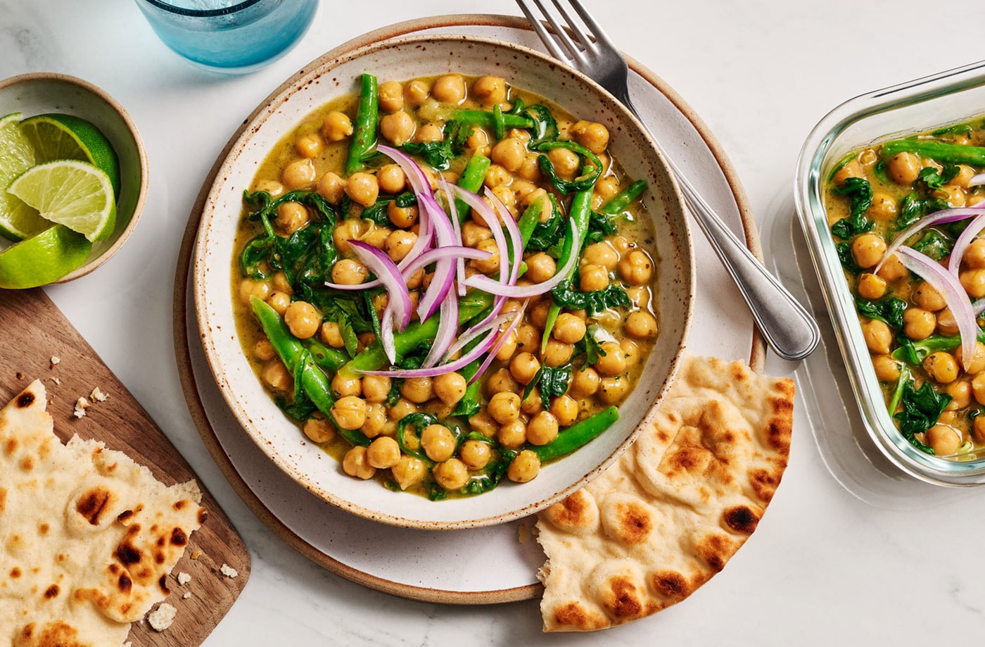 Thai green chickpeas