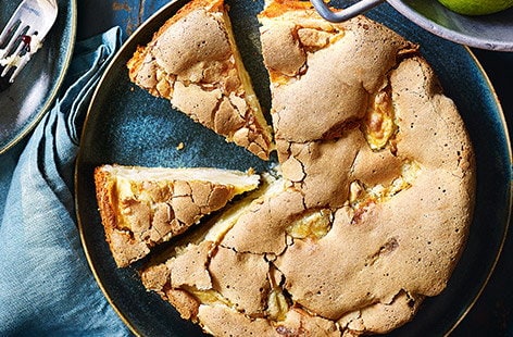 Image of "Apple and marzipan torte"
