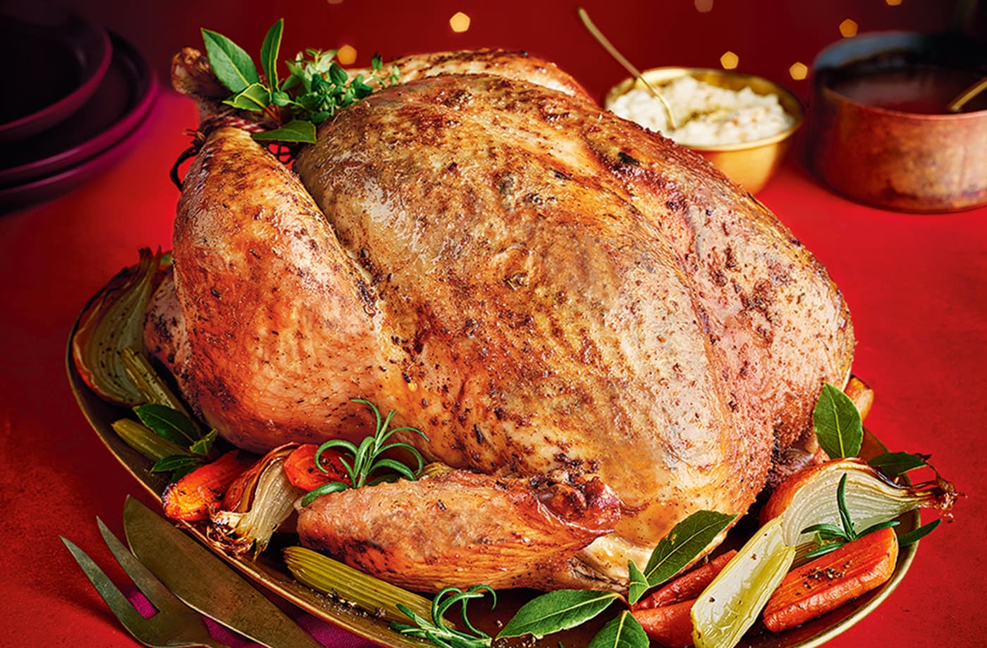 Sugar and spice brined turkey