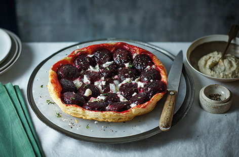 Image of "Beetroot and goat’s cheese tarte Tatin"