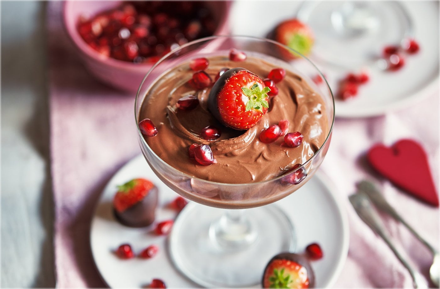 Creamy chocolate mousse