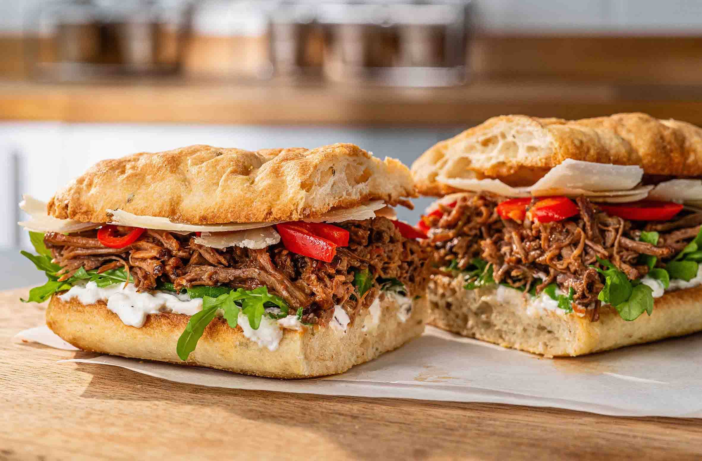 Ultimate beef sandwich