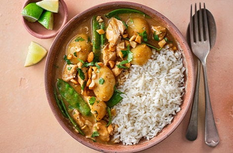 Image of "Storecupboard chicken massaman"
