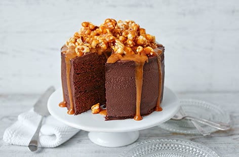 Image of "Chocolate, popcorn and salted caramel cake"