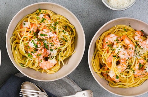 Image of "Prawn carbonara"