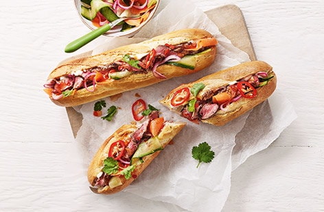 Image of "Chilli beef baguettes"