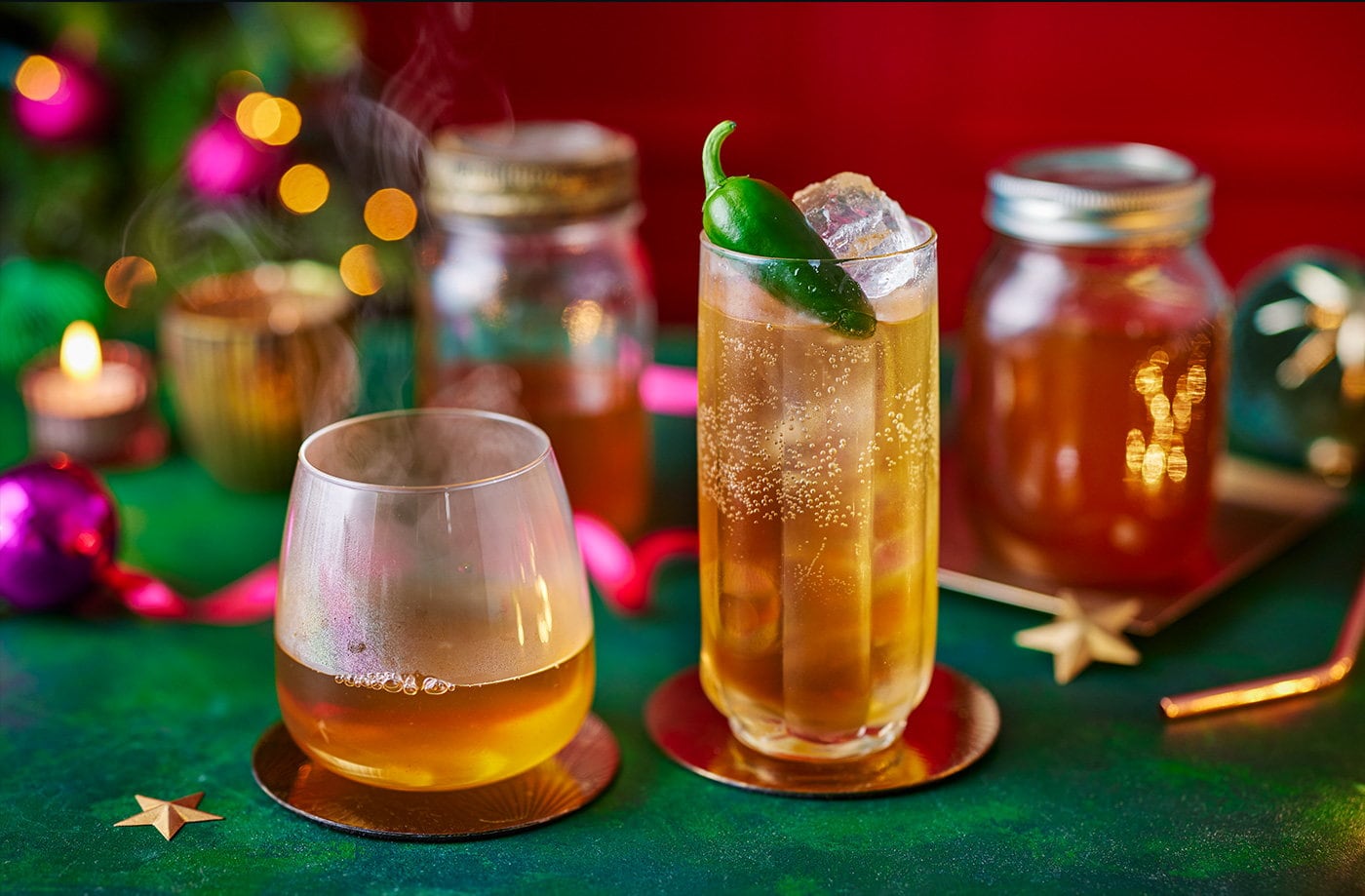 Hot honey whisky