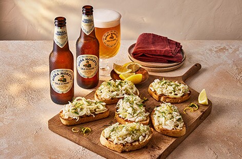 Image of "Crab and fennel bruschetta"