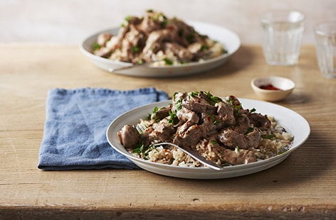 Image of "Classic beef stroganoff"