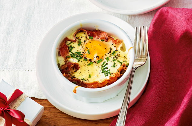 Bacon and egg cups