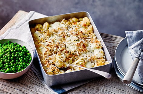 Image of "Caramelised onion gnocchi gratin"
