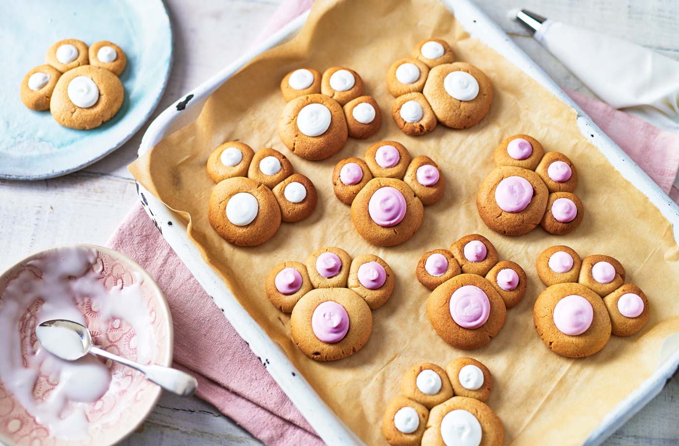 Bunny paw biscuits