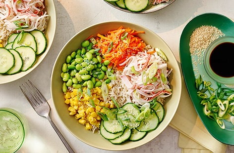 Image of "Sushi-style rice bowls"