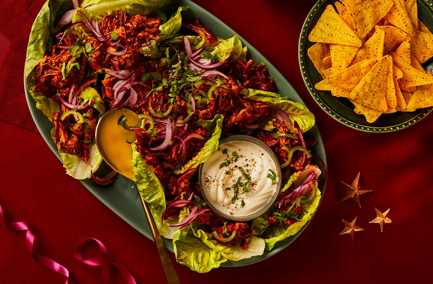 Chicken tinga (spicy pulled chicken)
