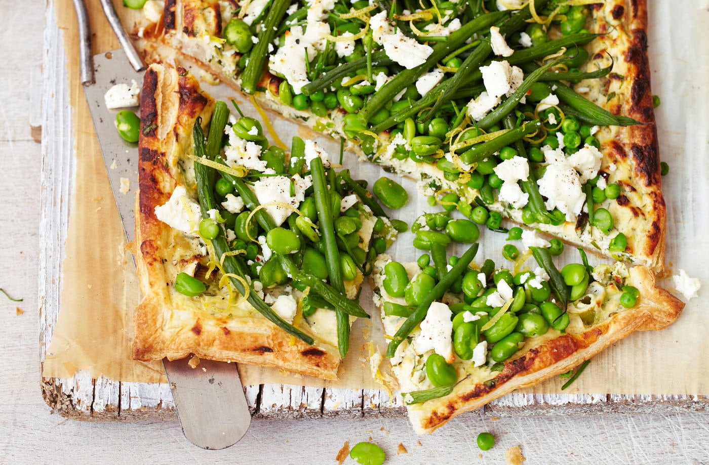 Summer veg tart