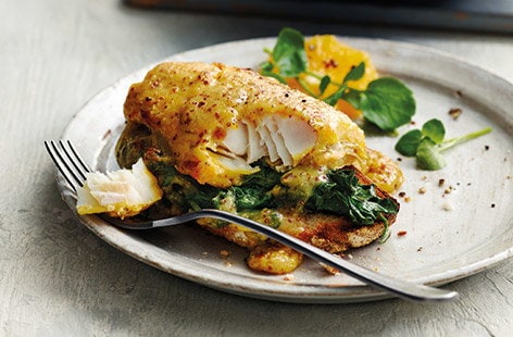 Image of "Smoked haddock rarebit"