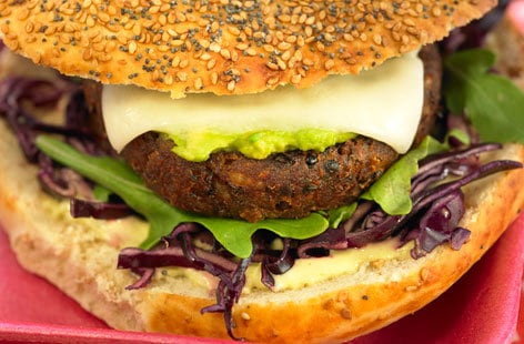 Lentil burger