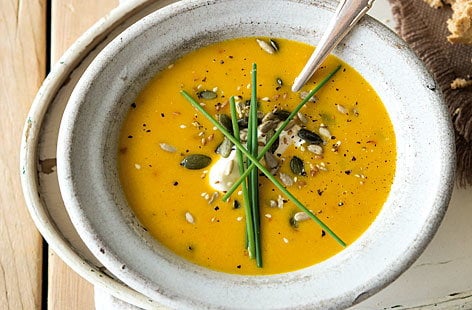 Image of "Creamy carrot and orange spiced soup"