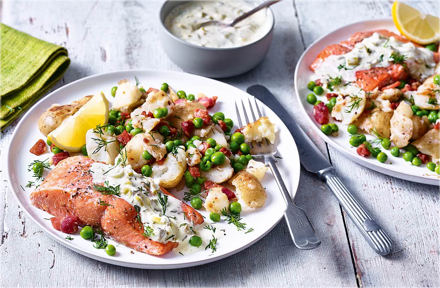 Liam's 'simple' salmon supper