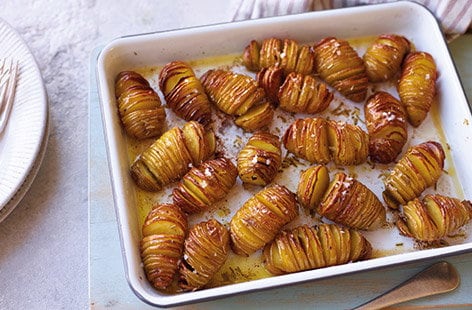 Image of "Hasselback potatoes"