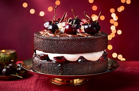 Image of "Black Forest almond cake"