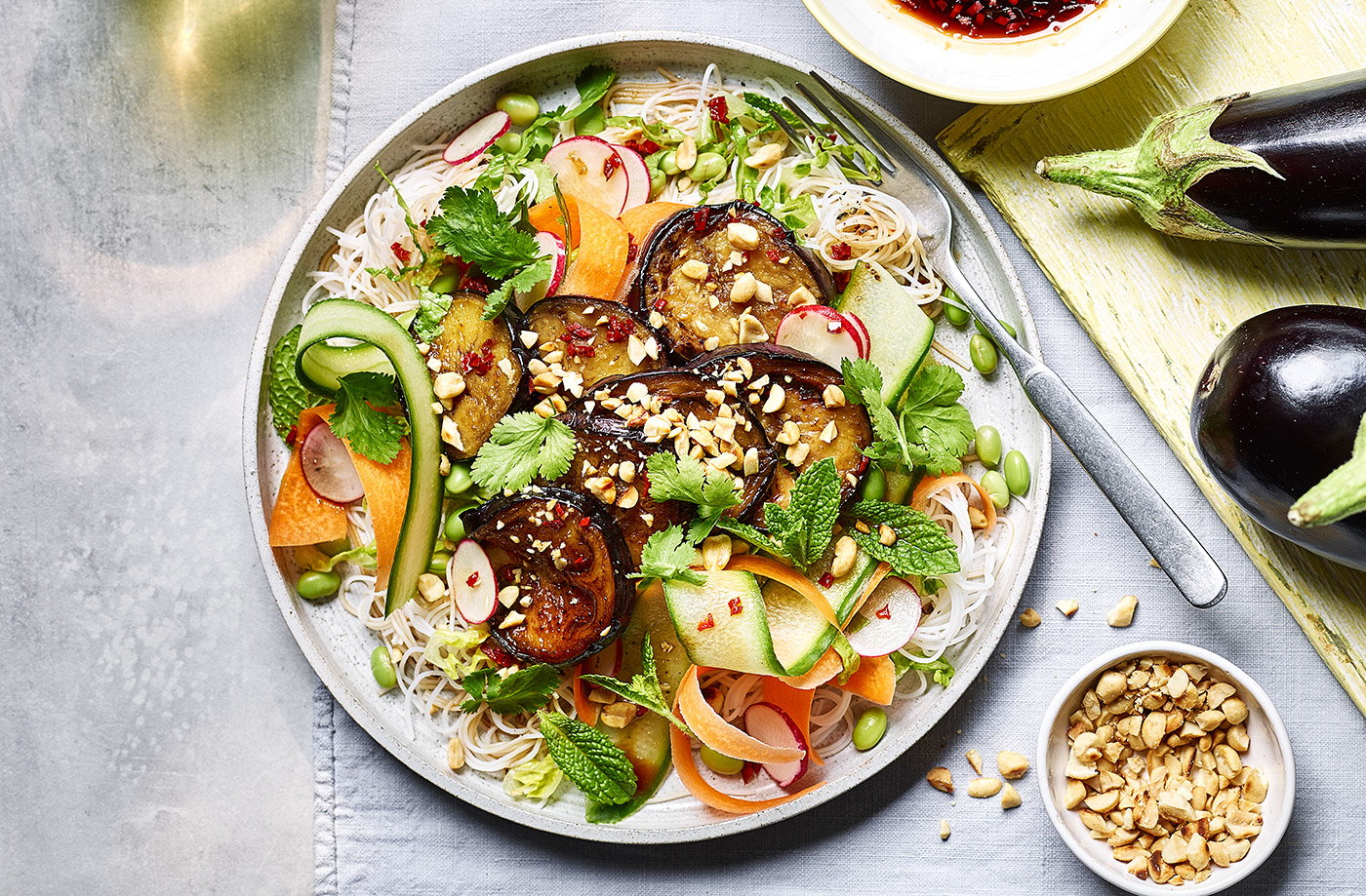 Aubergine bun chay