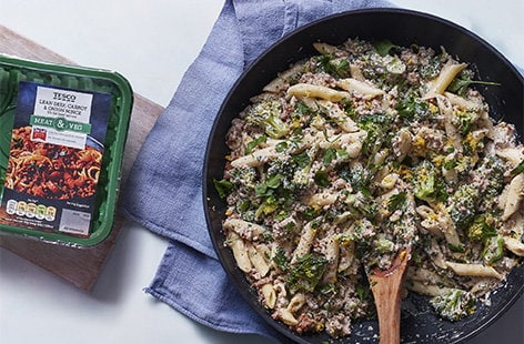 Image of "Creamy beef, broccoli and lemon penne"