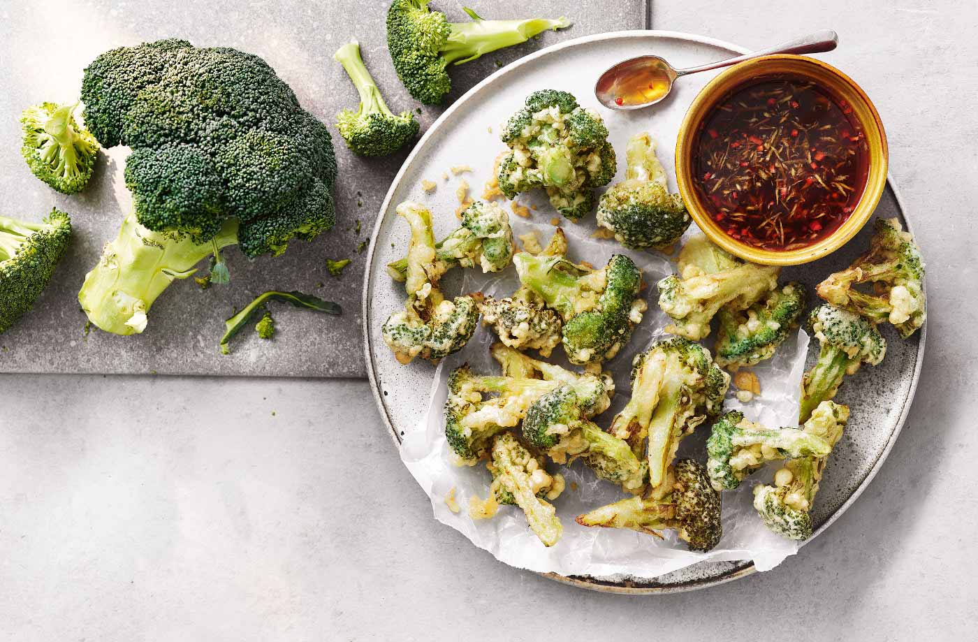 Tempura broccoli