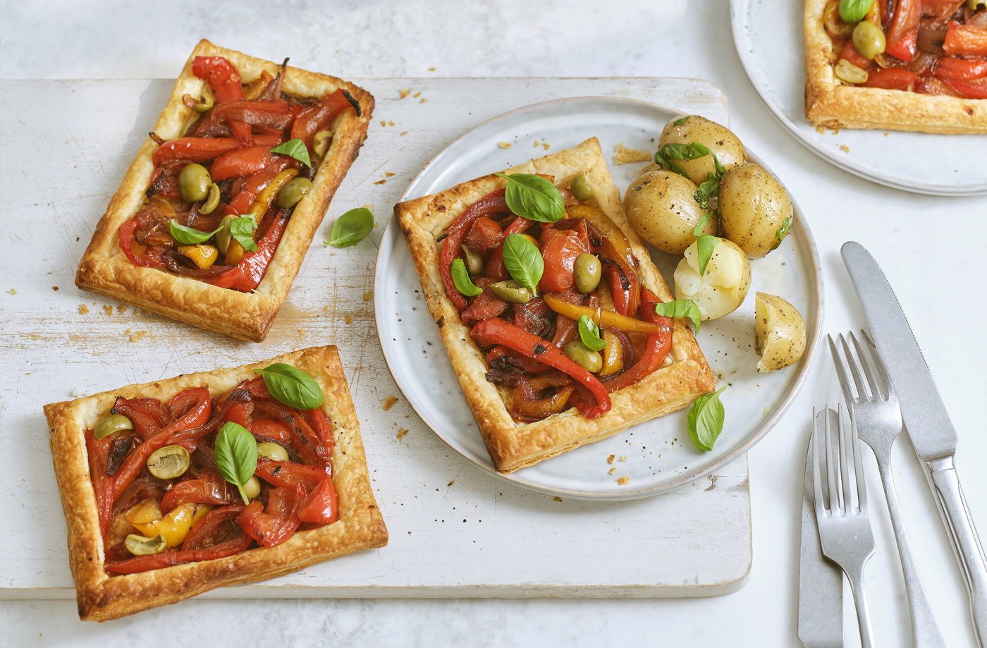 Peperonata tarts