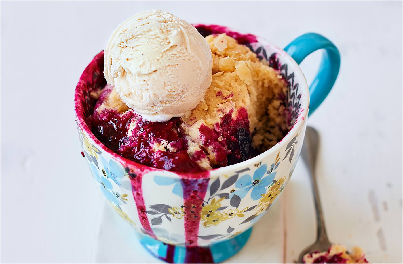 Blueberry muffin cobbler