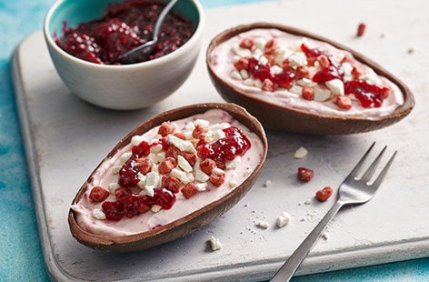 Image of "Eton mess Easter sharing eggs"