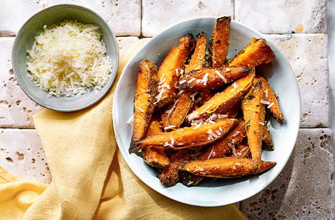 Image of "Crunchy sweet potato wedges"