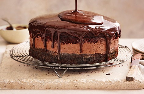 Image of "Triple chocolate cake"