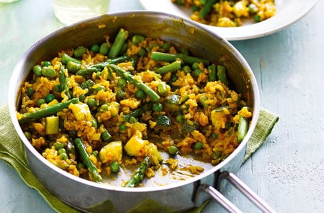 Image of "Summer greens paella"