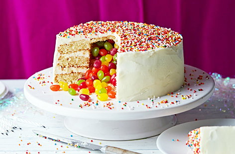 Image of "Surprise Piñata cake"