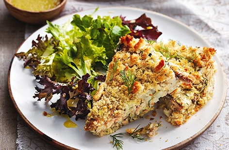 Image of "Giant salmon fishcake"