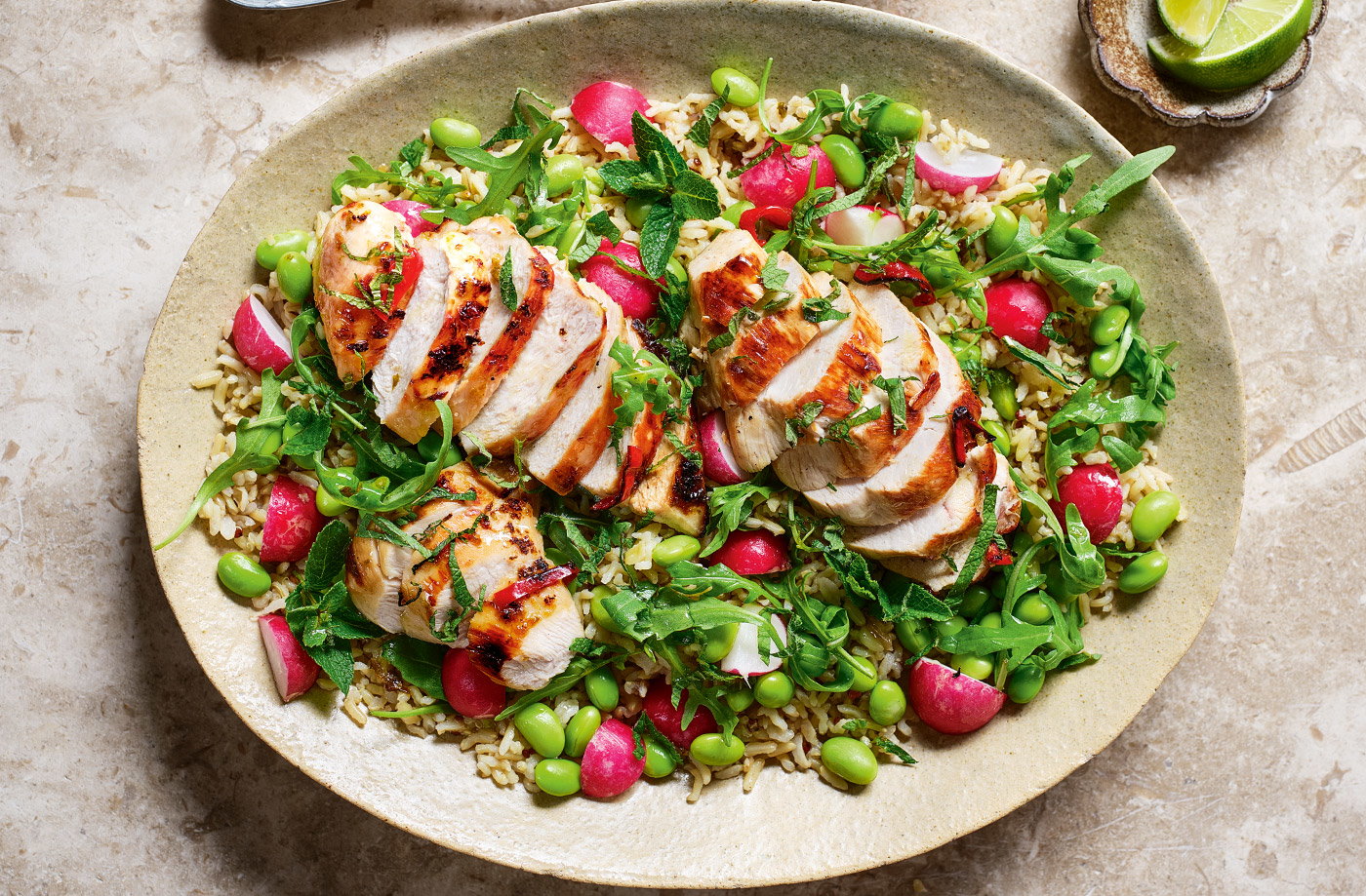 Chilli-lime chicken salad